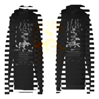 フトアゴヒゲトカゲ ストリートウェア トカゲ キーパー 長袖Tシャツ - Kawaiitshirt