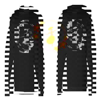 フラダンサー プルメリアリング ハワイ 長袖Tシャツ - Kawaiitshirt