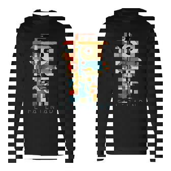 フラットランド エドウィン・A・アボット作 多次元のロマンス 長袖Tシャツ - Kawaiitshirt