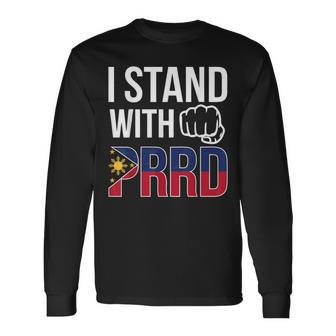 フリードゥテルテ サポーター ロドリゴ・ディゴン・ドゥテルテ大統領 長袖Tシャツ - Kawaiitshirt