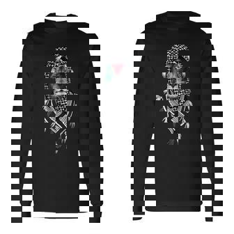 フリーパレスチナのライオン 長袖Tシャツ - Kawaiitshirt