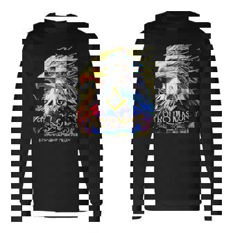 フリーメイソンs&C「マイティカラーイーグル」と書かれたフリーメイソンのシンボル。 長袖Tシャツ - Kawaiitshirt