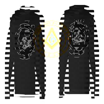 フリーメイソンロッジ フリーメイソン シンボル フリーメイソン 長袖Tシャツ - Kawaiitshirt