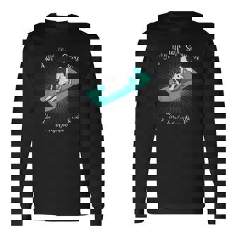 フレンチブルドッグヨガ用ヨガダウンワードドッグ 長袖Tシャツ - Kawaiitshirt