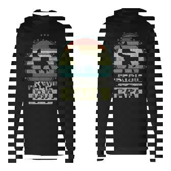 フレンチ・パパ 父の日 フレンチ・ブルドッグ 長袖Tシャツ - Kawaiitshirt