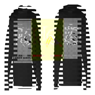 ブラジルオオハシ航空ヴィンテージ旅行ポスターリオデジャネイロ 長袖Tシャツ - Kawaiitshirt