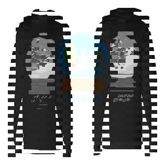 ブラック・ジャック クリスマス スノードームbj&ピノコ Ctezuka Productions 長袖tシャツ 長袖Tシャツ - Kawaiitshirt