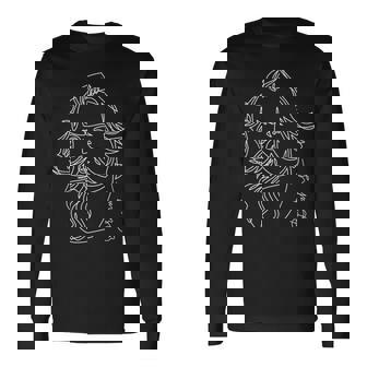 ブラームス 素晴らしい作曲家 クラシカル ポートレート ギフト 長袖Tシャツ - Kawaiitshirt