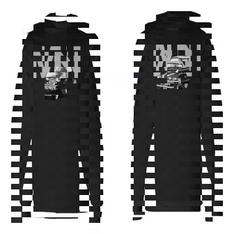 ブリティッシュクラシック スポーツカー ブルー ミニ 長袖Tシャツ - Kawaiitshirt