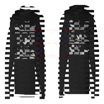 ブリティッシュショートヘアキャット ヨガ 長袖Tシャツ - Kawaiitshirt