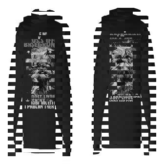 ブリュッセル グリフォン 愛犬家の飼い主のためのデザイン ブリュッセル グリフォン 長袖Tシャツ - Kawaiitshirt