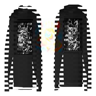 ブルテリア ミニチュア ブルテリア 長袖Tシャツ - Kawaiitshirt