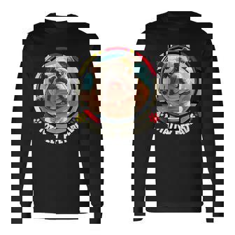 ブルドッグの飼い主 漫画で見る愛玩用ブルドッグ 長袖Tシャツ - Kawaiitshirt