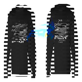 ブルー WrxSti 長袖Tシャツ - Kawaiitshirt