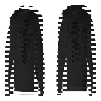 ブルースマン・ギタリスト-ユー・ドント・プレイ・ユー・フィール・イット 長袖Tシャツ - Kawaiitshirt