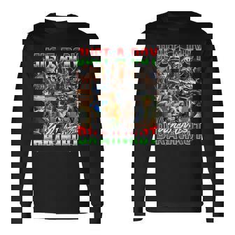 ブレインロットが大好きな少年 オールイタリアンブレインロットミーム 長袖Tシャツ - Kawaiitshirt