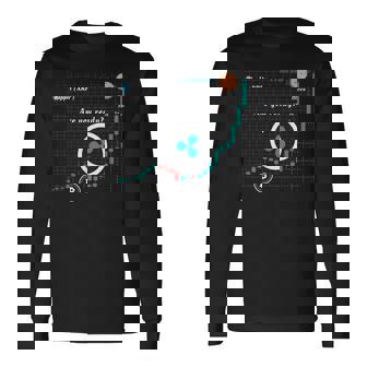 ブロックチェーン 暗号通貨コイン リップル クリプト Xrp ギフト 長袖Tシャツ - Kawaiitshirt