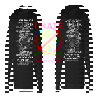 ブロッコリー嫌い 長袖Tシャツ - Kawaiitshirt