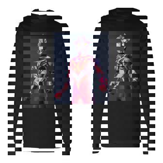 ブロマイドシリーズ ウルトラマンメビウス メビウスバーニングブレイブ 長袖tシャツ 長袖Tシャツ - Kawaiitshirt