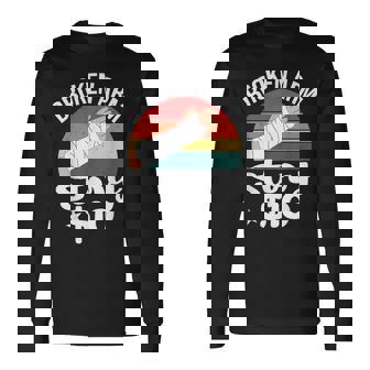 ブロークン・アーム・ストーリー $10 手の怪我 手首 面白い ヴィンテージ 長袖Tシャツ - Kawaiitshirt