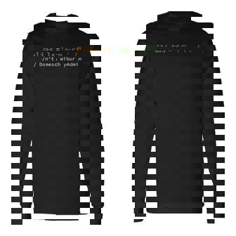 プログラムプログラミングテクノロジー ソフトウェアスクリプト Html ネットワーク 長袖Tシャツ - Kawaiitshirt