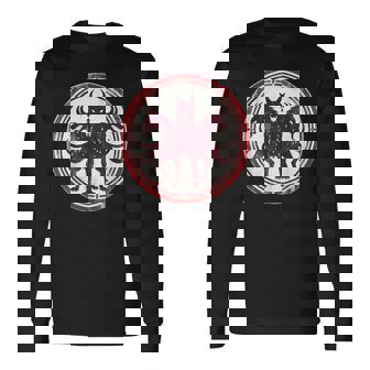 ヘルハウンド ケルベロス コスチューム 三頭 ハデスの猟犬 長袖Tシャツ - Kawaiitshirt