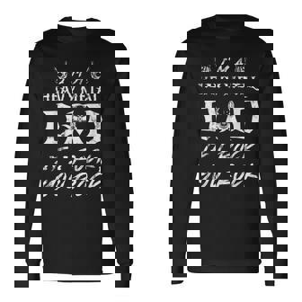 メンズ ヘヴィメタルをロックしたらヘヴィメタルお父さんだ 長袖Tシャツ - Kawaiitshirt