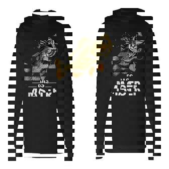 ベイトキャスター フィッシャーマン バスマスター ブラックバス釣り 長袖Tシャツ - Kawaiitshirt