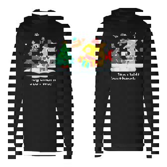 ベイビーシャーク・ウィリアム・クリスマス・ホリデー・サンタ・プレゼント・キッズ・メンズ・ウーマンズ 長袖Tシャツ - Kawaiitshirt