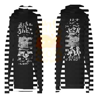 ベスト・ゴールデン・ママ、子犬とゴールデン・レトリーバー 長袖Tシャツ - Kawaiitshirt