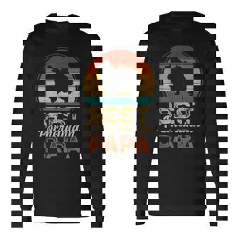 ベスト・ポメラニアン・パパ 父の日 ポム・ドッグ 長袖Tシャツ - Kawaiitshirt