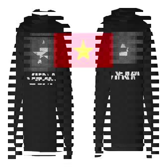 ベトナム国旗tシャツ 長袖Tシャツ - Kawaiitshirt