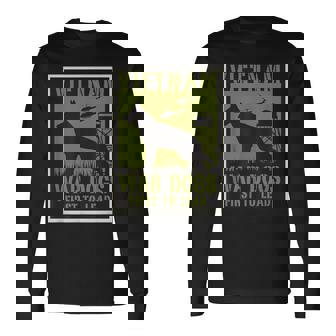 ベトナム戦争犬 長袖Tシャツ - Kawaiitshirt