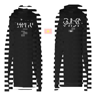 ベトナム語で「ありがとう」 ベトナム 長袖Tシャツ - Kawaiitshirt