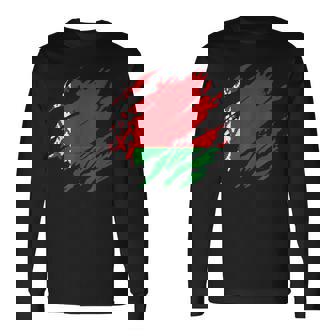 ベラルーシの旗ベラルーシ 長袖Tシャツ - Kawaiitshirt