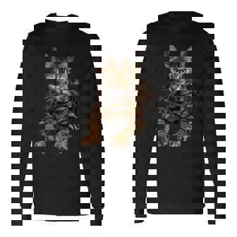 ベンガル猫 長袖Tシャツ - Kawaiitshirt