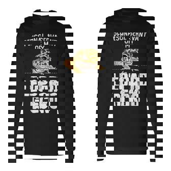 ペットヒョウモントカゲモドキギフト-私は私のヒョウモントカゲモドキが大好きです 長袖Tシャツ - Kawaiitshirt