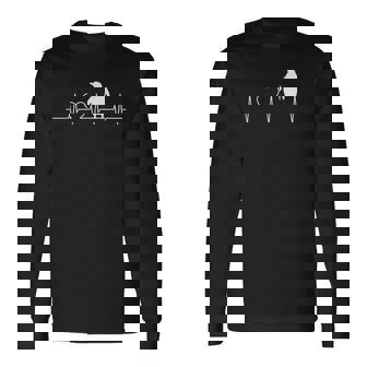 ペンギン ペンギン コスチューム 心拍 動物 鳥 ペンギン 長袖Tシャツ - Kawaiitshirt