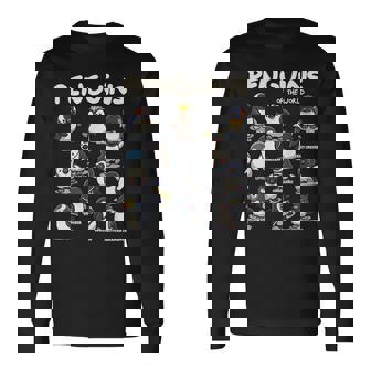 ペンギン ペンギン 世界の動物たち ペンギン愛好家 長袖Tシャツ - Kawaiitshirt