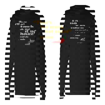 ホット&スパイシーフード ハバネロ チリ&ファニー ペッパーソース 長袖Tシャツ - Kawaiitshirt