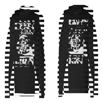 ホルン クラシックオーケストラ ホルニスト フレンチホルン 吹奏楽 長袖Tシャツ - Kawaiitshirt