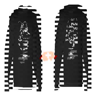 ホワイトスイスシェパード 長袖Tシャツ - Kawaiitshirt