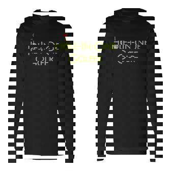 ホールインワンゴルファー グラフィックデザイン ホールインワンゴルフ記念品 Hole In One Golfer 長袖Tシャツ - Kawaiitshirt