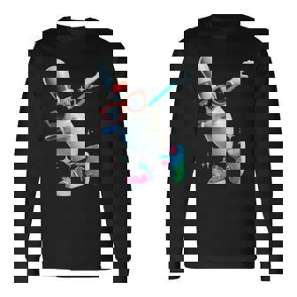 ボウリングピン ダビングサングラス ボウラープレイヤー キッズ メンズ レディース 長袖Tシャツ - Kawaiitshirt