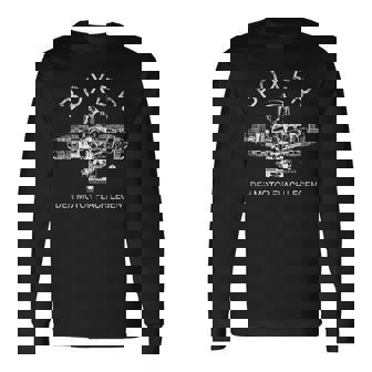 ボクサー モーター シリーズ R モーターを平らに置く オートバイ 長袖Tシャツ - Kawaiitshirt