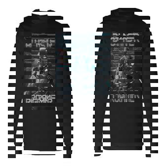 ボットマスタープログラマーaiロボット 長袖Tシャツ - Kawaiitshirt