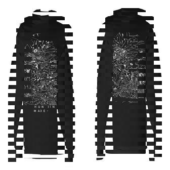 ボヘミアン ヒッピー サイケデリック ヨガ マインドフルネス デザイン 長袖Tシャツ - Kawaiitshirt