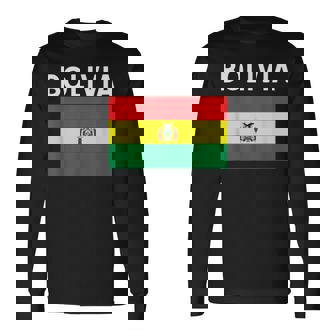 ボリビア ボリビア国旗 長袖Tシャツ - Kawaiitshirt