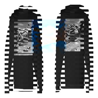 ボンバルディーノクロコディーノファニージェンアルファシャークミーム 長袖Tシャツ - Kawaiitshirt