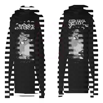 ボンレス犬とボンレス猫 何もしたくねぇ ボンレス猫 長袖Tシャツ - Kawaiitshirt